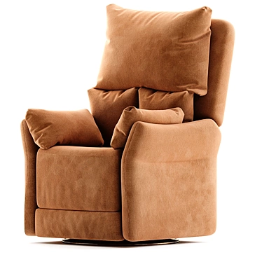 Comfort Recliner Swivel Chair 3D model image 1 