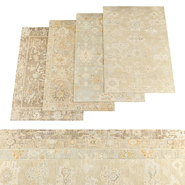 High-Res Antalya Rugs Bundle 3D model image 1 