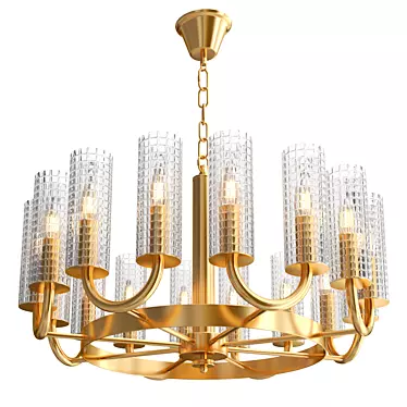 Lumina DECO LDP 8011-16 Chandelier 3D model image 1 