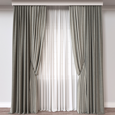 Versatile 3D Curtain Model | 104696 Polys 3D model image 1 