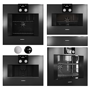 Gaggenau 200 Series Kitchen Collection 3D model image 1 