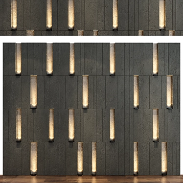 2013 Vray Render Wall Panel 3D model image 1 