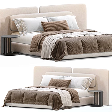 Angelo Bed | 3D Model Meshsmooth 3D model image 1 