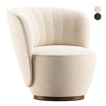 Pearl Armchair 2017 Version, Modern 3D model image 1 