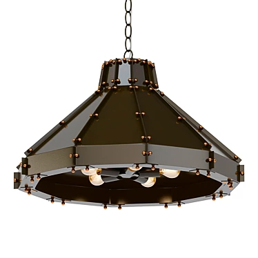 Industrial Charm Pendant Light 3D model image 1 