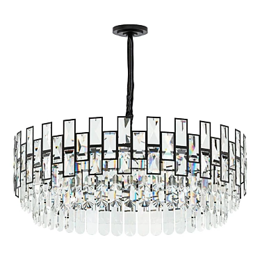 Modern Crystal Chandelier Illuminate 3D model image 1 