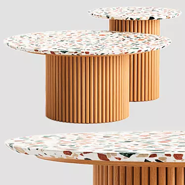 Noho Karon Coffee Table - Modern Elegance 3D model image 1 