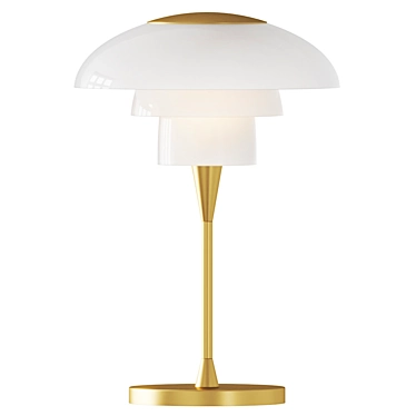 Elegant Rossie Table Lamp 3D model image 1 