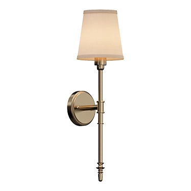 Copper M Wall Sconce 154964-60 3D model image 1 