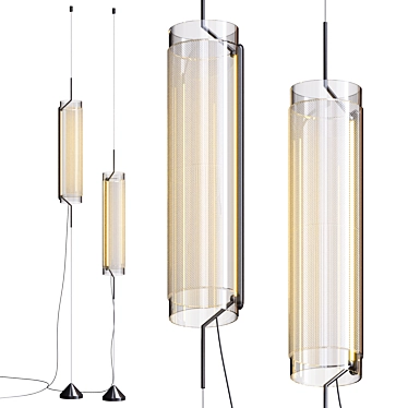 Sleek Modern Vibia Pendant Light 3D model image 1 