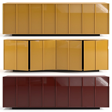 Sleek Contemporary Bonaldo Sideboard 3D model image 1 