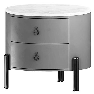 Modnodesign Bedside Table, Art1173 3D model image 1 