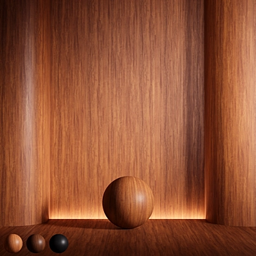 Seamless Wood Material Texture 2400x2400px 3D model image 1 