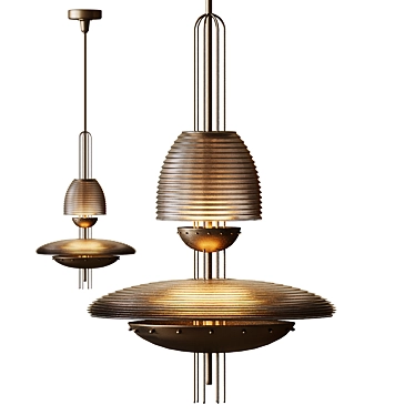 Contemporary Signal Z Pendant Lighting 3D model image 1 