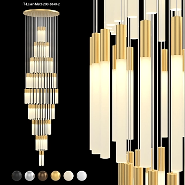Каскадная Люстра Integrator IT-Laser-Matt 3D model image 1 