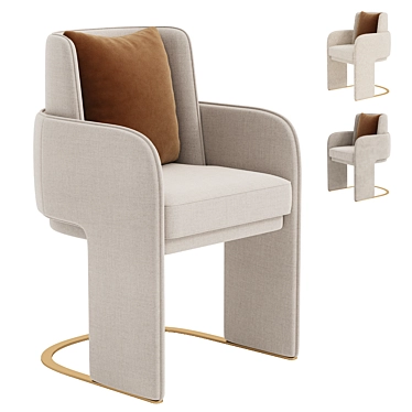 Modern Chic Odisseia Armchair 2014 3D model image 1 