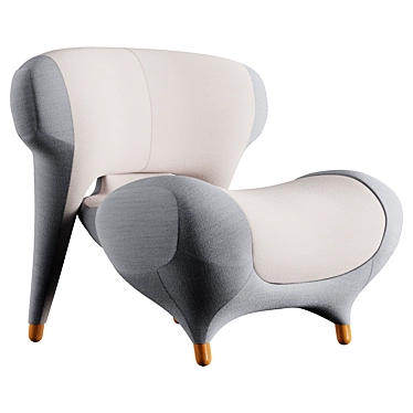 Modular Tectonic Armchair - 2015 3D model image 1 