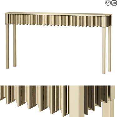 Modern Reese Console Table 3D model image 1 