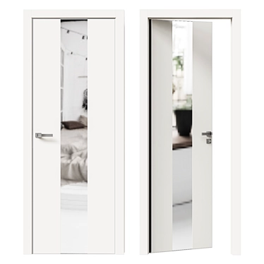 ProfilDoors SMK 25SMK Mirror Door 3D model image 1 