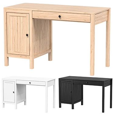 Minimalist HEMNES Desk: Sleek Design 3D model image 1 