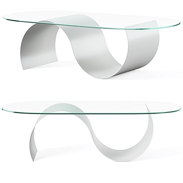 Modern Minimalist Ines Coffee Table 3D model image 1 