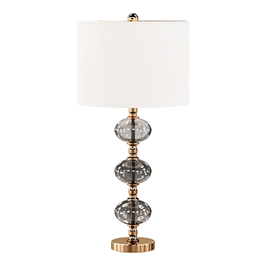 Elegant Marcelo Brass Table Lamps 3D model image 1 