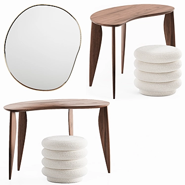 Ferm Living Vanity Set 3D model image 1 