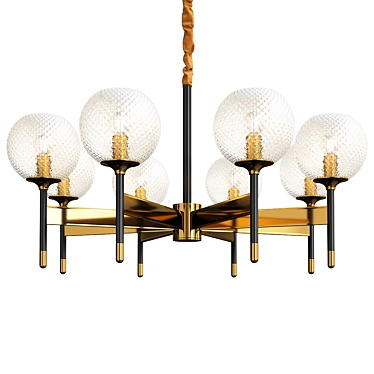 Gola 8 Chandelier Modern Design 3D model image 1 