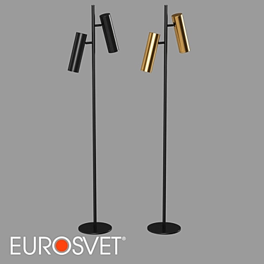 Eurosvet Barre Floor Lamp 01087/2 3D model image 1 