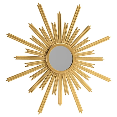 Mid-Century Starburst Mirror Model 3D model image 1 