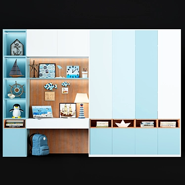 Title: Modern Child's Room Design 3D model image 1 