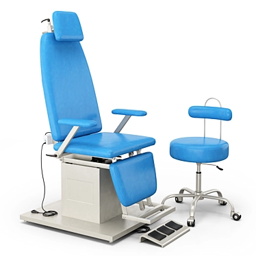 ZERTS ENT Chair with Stool 3D model image 1 