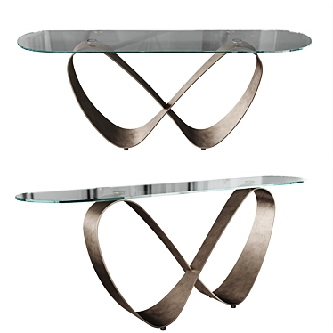 Elegant Cattelan Italia Butterfly Table 3D model image 1 