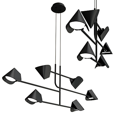  Contempo 7579 LED Suspension 3D model image 1 