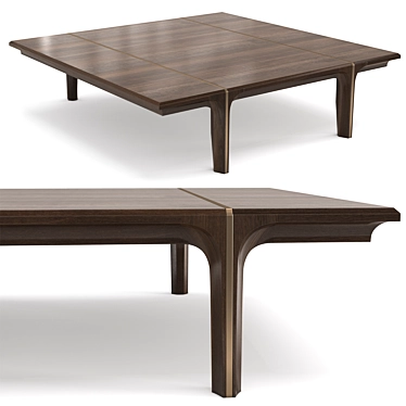 Modern Chic Coffee Table 3D model image 1 