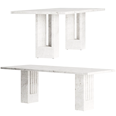 Scarpa's Delfi Rationalist Table 3D model image 1 