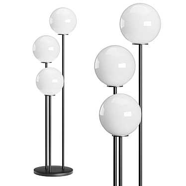 Starlit Sphere Floor Lamp 3D model image 1 