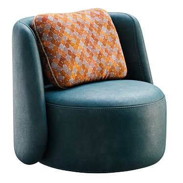 Sleek Modern Pyora Furniture 3D model image 1 