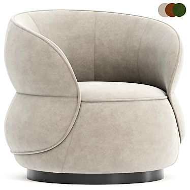  Sleek Modern Clip Armchair Italy 3D model image 1 