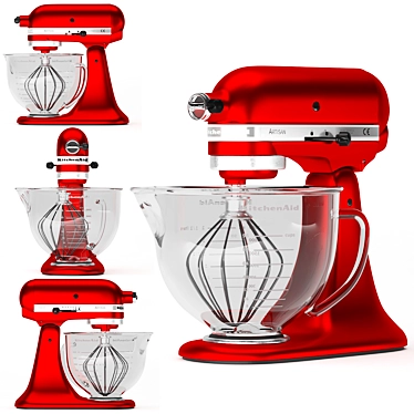 Professional KitchenAid Stand Mixer Kit 3D model image 1 