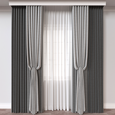  3D Curtains Models Collection 3D model image 1 