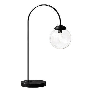 Modern Industrial Table Lamp 3D model image 1 