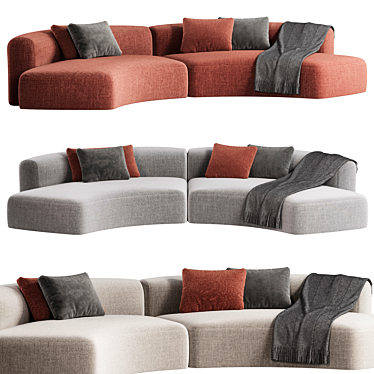 Curvy Comfort Sofa - 2015 Version 3D model image 1 