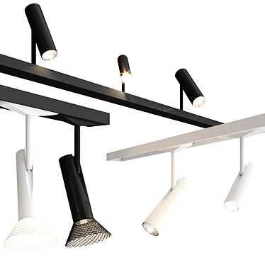 Sleek Track Lighting - ROBIN 3D model image 1 