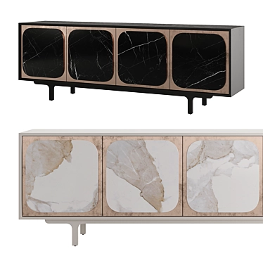 Morica Design Sideboard Margarette.4A 3D model image 1 