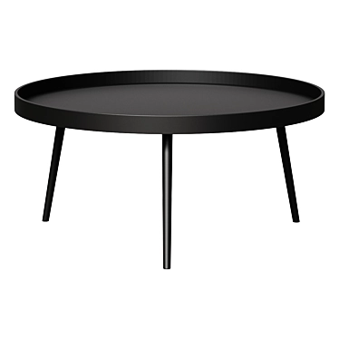 Safavieh Fritz Coffee Table Black 3D model image 1 