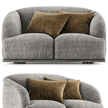 Modern 3-Seat Sofa Planete 3D model image 1 