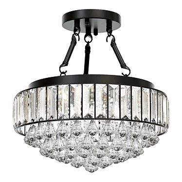 Elegant Aresi 4-Light Fixture 3D model image 1 