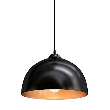 Industrial Pendant Light Fixture by Trent Austin 3D model image 1 