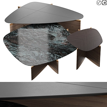 Innovative Giorgetti Ray Table 3D model image 1 